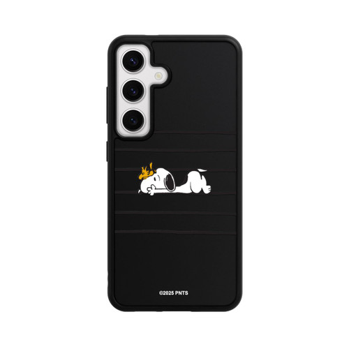 Samsung Galaxy S24 Base Case Snoopy Woodstock Streifen Peanuts Transparent