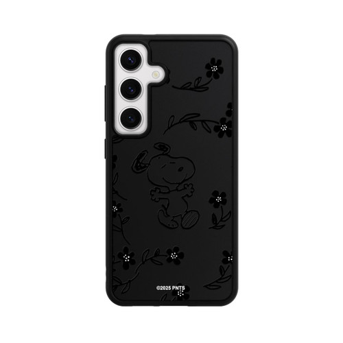 Samsung Galaxy S24 Base Case Snoopy und Flowers Transparent