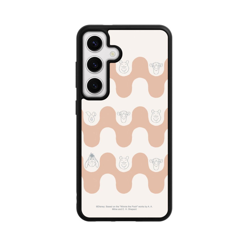 Galaxy S24 Base Case Winnie Puuh und Freunde Wellenmuster