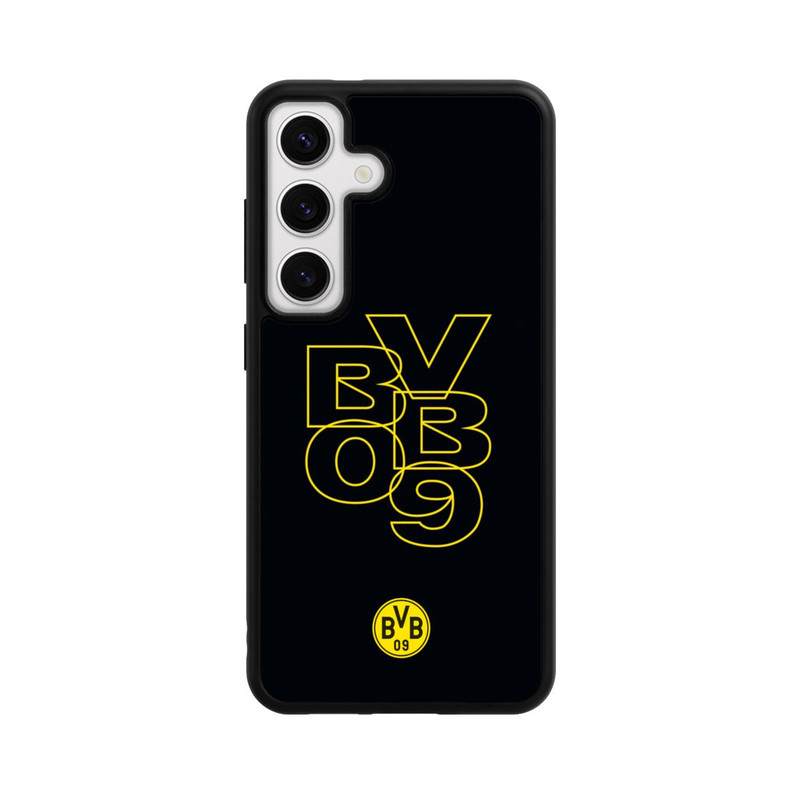 Galaxy S24 Base Case BVB09 Gelb Schwarz