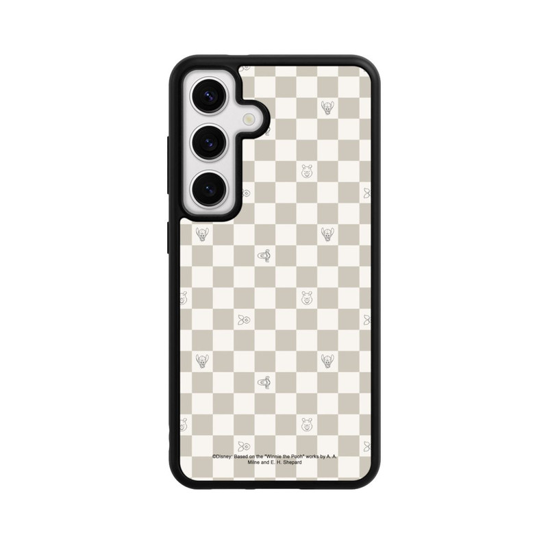Galaxy S24 Base Case Winnie Puuh Kariert Beige