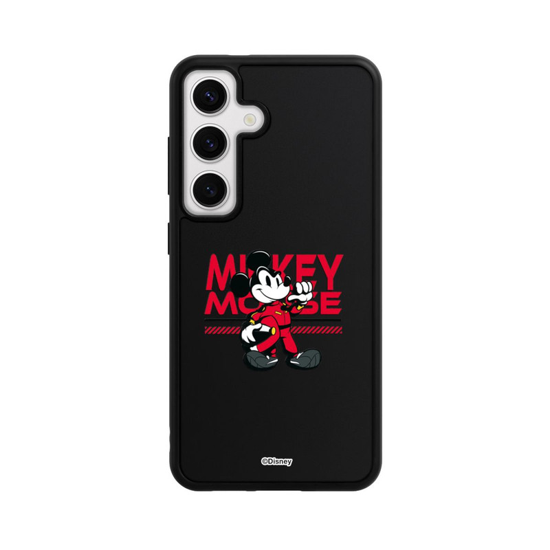 Galaxy S24 Base Case Micky Maus Rennfahrer Transparent