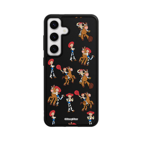 Samsung Galaxy S24 Base Case Toy Story 5 Jessie Cowboy Pattern Transparent