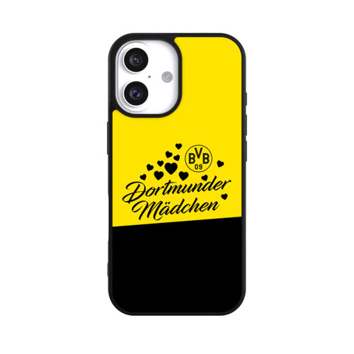 Apple iPhone 16 Base Case BVB Dortmunder Mädel Herzen