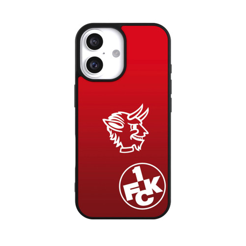 Apple iPhone 16 Base Case Teufelskopf FCK auf Rot