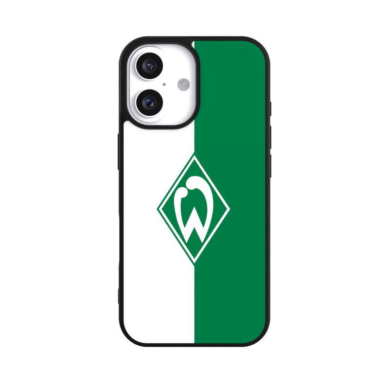 iPhone 16 Base Case Weiß-Grün - Werder Bremen