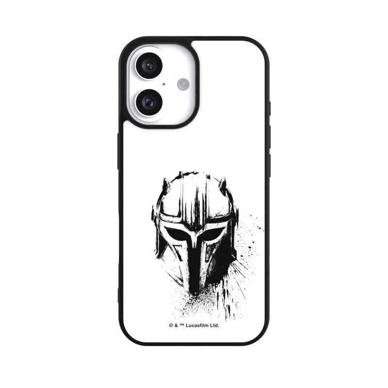 iPhone 16 Base Case Armorer Schwarz und Weiß