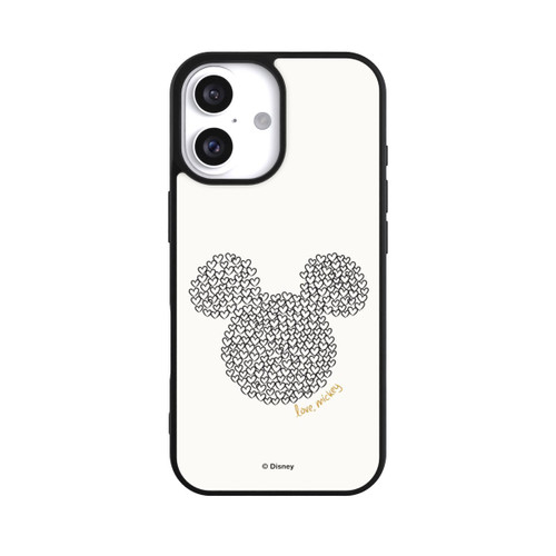 Apple iPhone 16 Base Case Micky Black and White