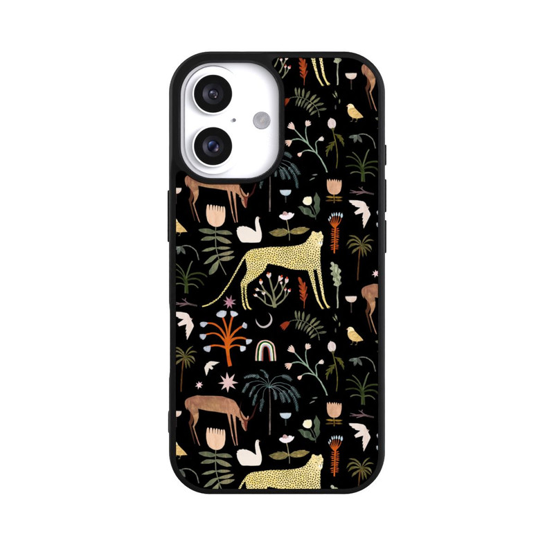 iPhone 16 Base Case Wilde Gartenbuchstaben von Léa Le Pivert