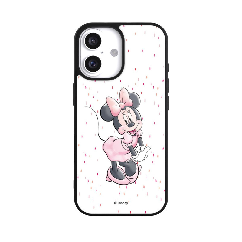 iPhone 16 Base Case Minnie Watercolour Dots