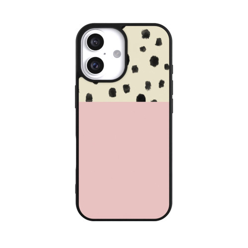 Apple iPhone 16 Base Case Punkte und Rosa
