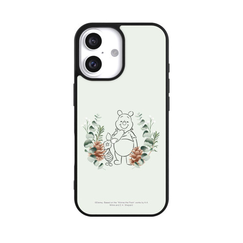 Apple iPhone 16 Base Case Grüne Liebe Puuh und Ferkel