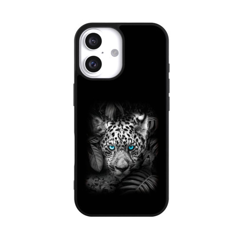 Apple iPhone 16 Base Case Jaguar Schwarz Dschungel