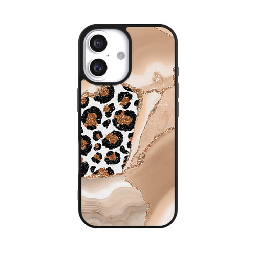 Apple iPhone 16 Base Case  Muster und Texturen Hellgold