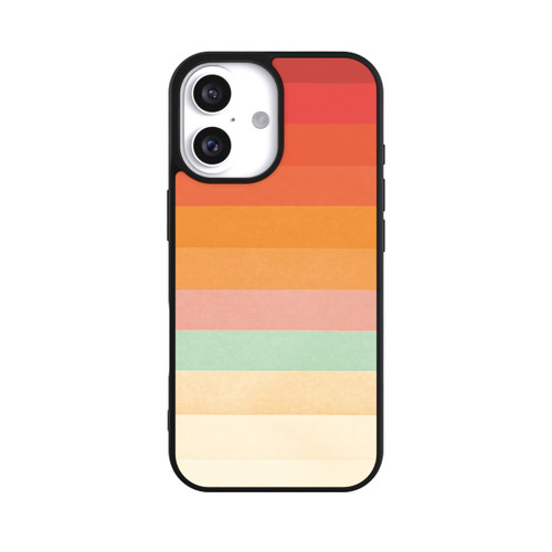 Apple iPhone 16 Base Case Regenbogen Chevrons II
