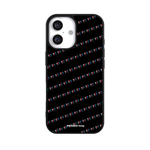 Apple iPhone 16 Base Case Drei Fragezeichen Muster Schräg