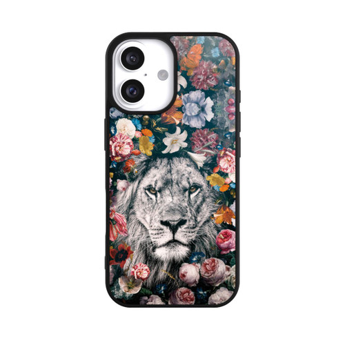Apple iPhone 16 Base Case Lion Flowers