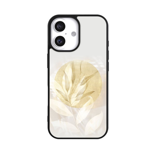 Apple iPhone 16 Base Case Boho Gold Blumen Kunst