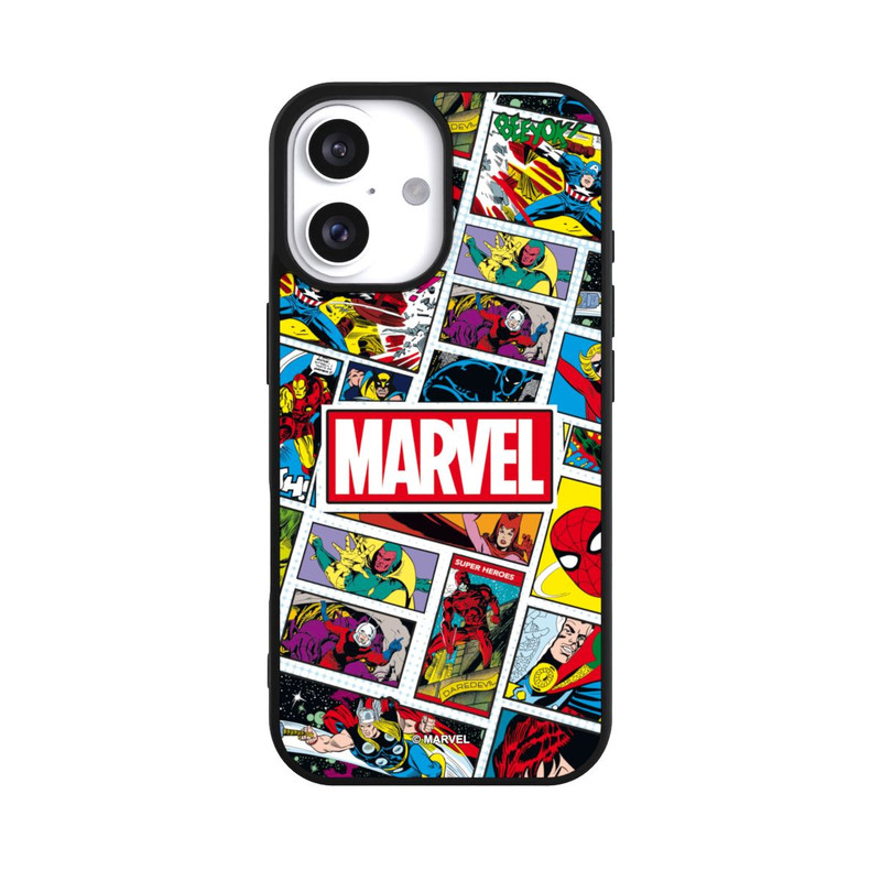 iPhone 16 Base Case Marvel Comic Pattern