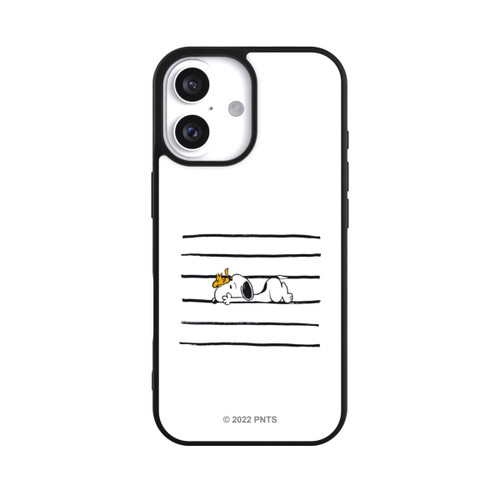 Apple iPhone 16 Base Case Snoopy Woodstock Streifen