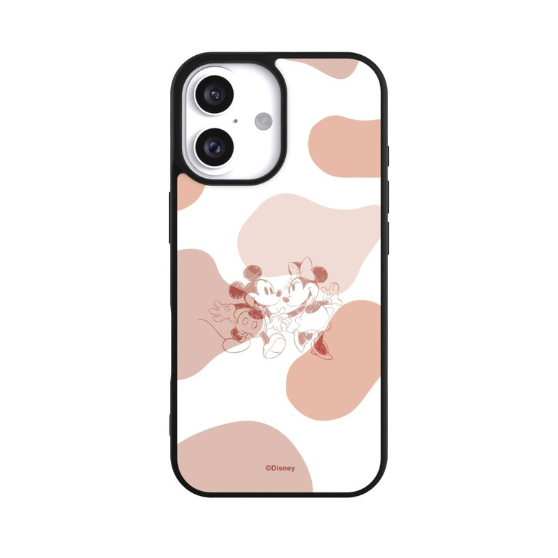iPhone 16 Base Case Micky and Minnie halten händchen Boho