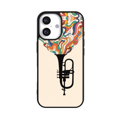 Apple iPhone 16 Base Case Flügelhorn Jazz bunt