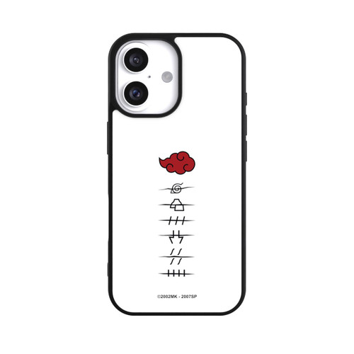 Apple iPhone 16 Base Case Akatsuki Mitgliedersymbole Weiß