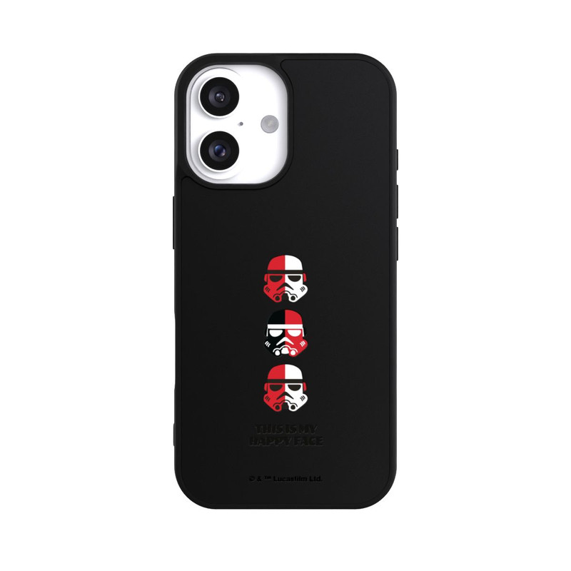 iPhone 16 Base Case Storm Trooper Happy Face