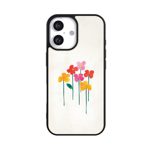 Apple iPhone 16 Base Case Kleine glückliche Blumen