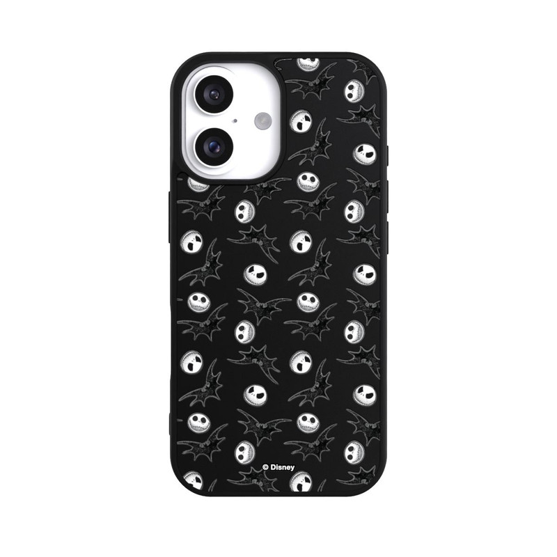 iPhone 16 Base Case Nightmare Before Christmas Pattern Transparent