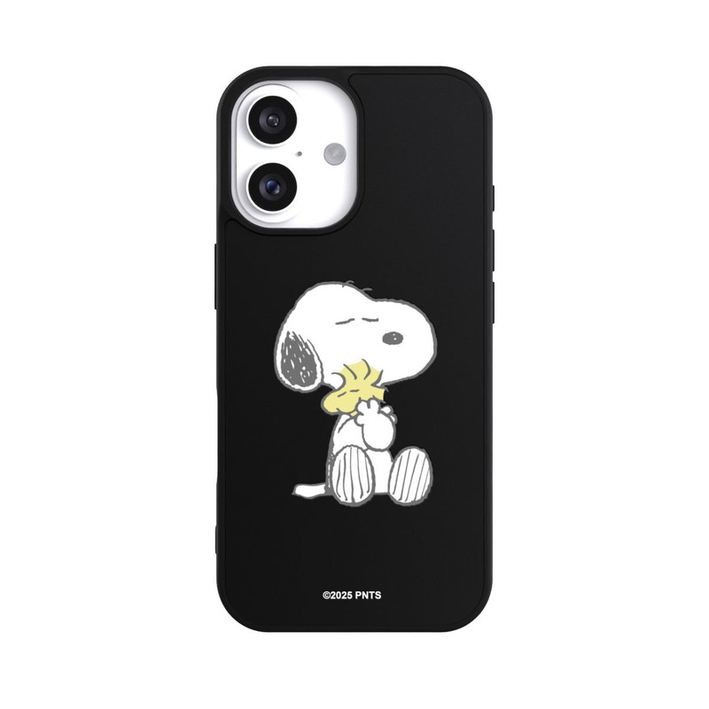 iPhone 16 Base Case Snoopy And Woodstock Cuddling transparent