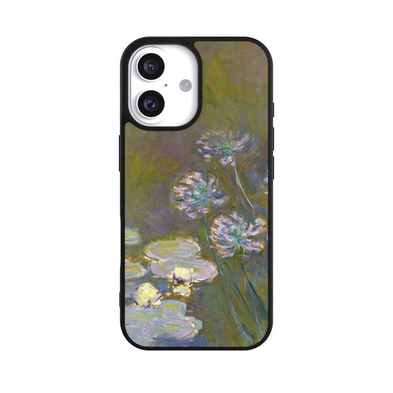 iPhone 16 Base Case Waterlilies and Agapanthus