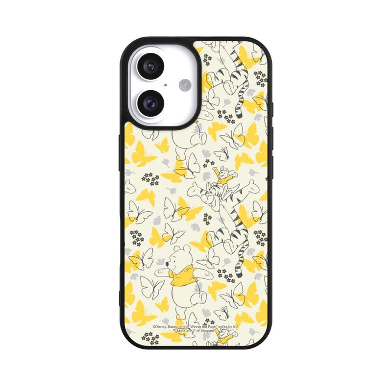 iPhone 16 Base Case Winnie Puuh Butterfly Pattern