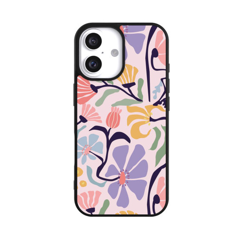 Apple iPhone 16 Base Case Flower Market Ibiza Pink