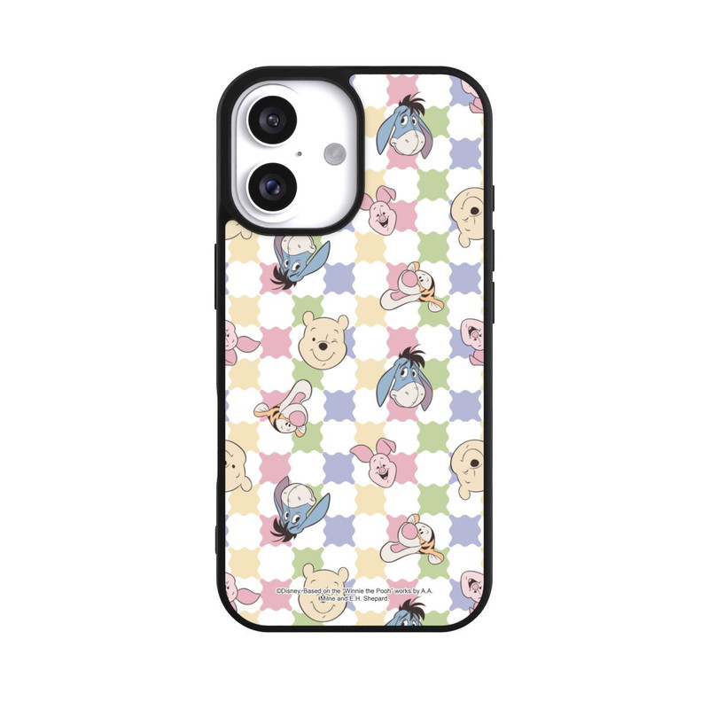 iPhone 16 Base Case Winnie Puuh und Freunde farbenfrohes Muster