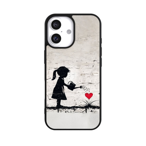 Apple iPhone 16 Base Case Girl Watering Bunch of Flowers 