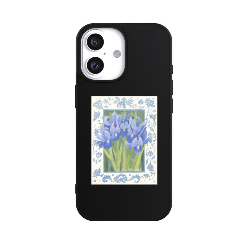 iPhone 16 Base Case Blue Iris, by Jennifer Abbott