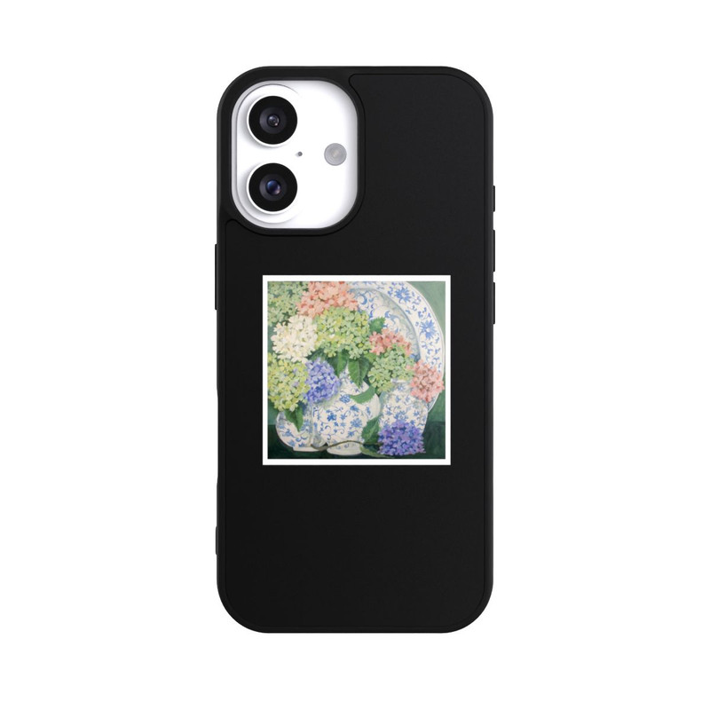 iPhone 16 Base Case Hydrangeas by Jennifer Abbott