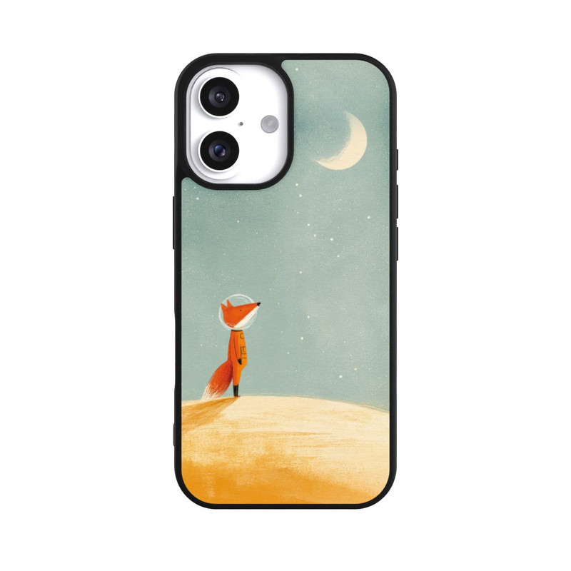 iPhone 16 Base Case Fuchs im Mondlicht