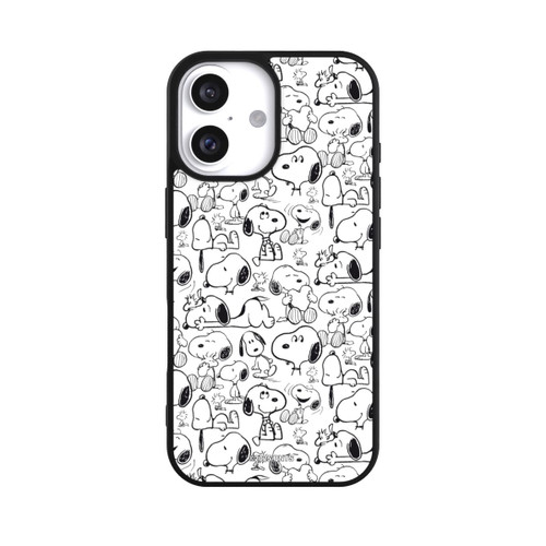 Apple iPhone 16 Base Case Classic Snoopy Pattern White