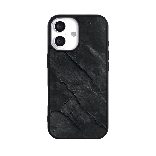 Apple iPhone 16 Base Case Dunkler Schiefer Look