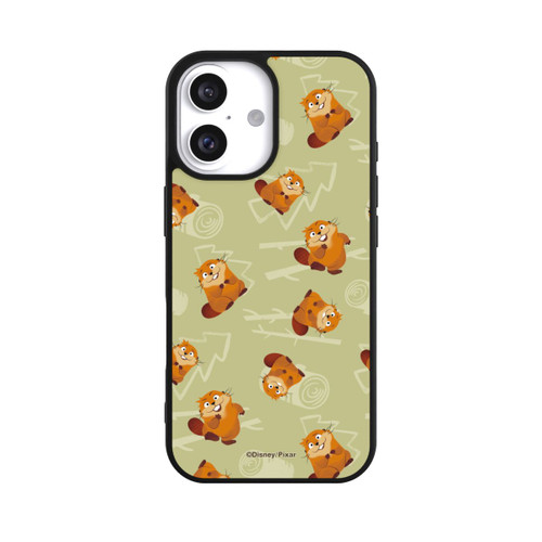 Apple iPhone 16 Base Case Hoppers Muster Grün
