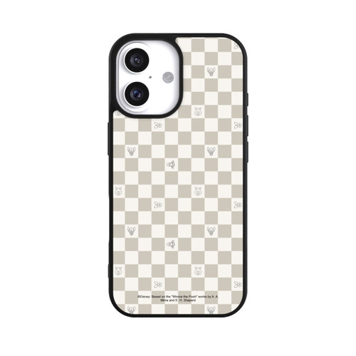 Apple iPhone 16 Base Case Winnie Puuh Kariert Beige