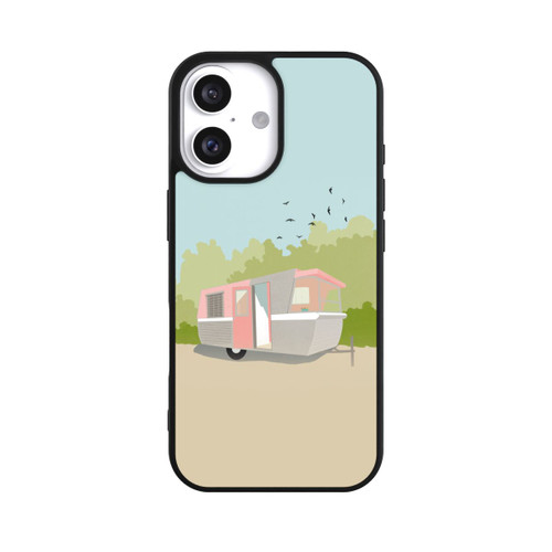 Apple iPhone 16 Base Case Retro Glamping by Roberta Murray