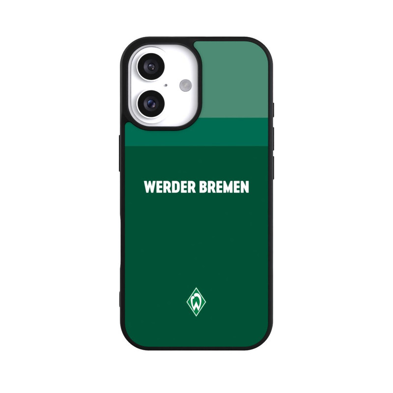 iPhone 16 Base Case Werder Bremen Schriftzug Raute
