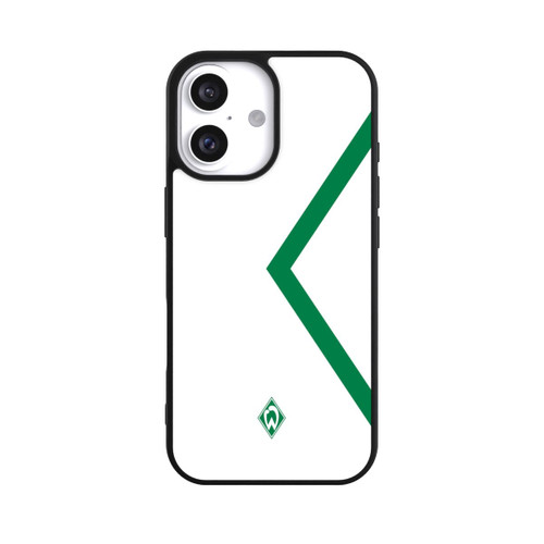 Apple iPhone 16 Base Case Werder Bremen Rautenelement Grün