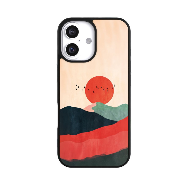 iPhone 16 Base Case Zugvögel Kunst
