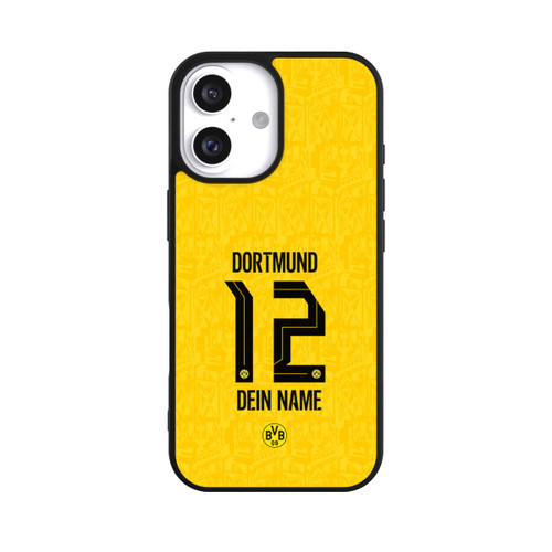 Apple iPhone 16 Base Case BVB Trikot Personalisierbar 26-27
