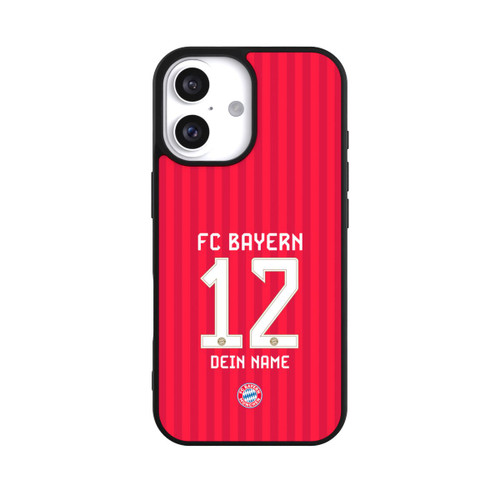 Apple iPhone 16 Base Case FC Bayern München Trikot Personalisierbar 26-27