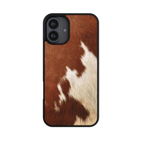 Apple iPhone 16 Plus Base Case Kuhfell Look